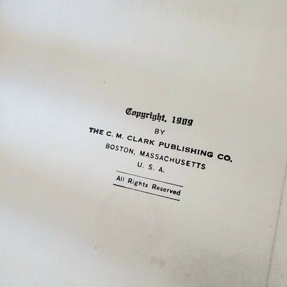 1909 HARDCOVER BOOK- THE TRAGEDY OF THE DESERTED ISLE BY WARREN WOOD author sign - Picture 4 of 9